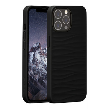dbramante1928 Dune iPhone 14 Pro Case Black Full-Grain Leather