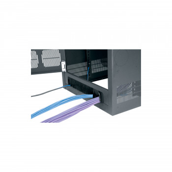 Middle Atlantic Products BGR-RDC38 38RU Cable Entry Rear Door with Brush Strip, Black