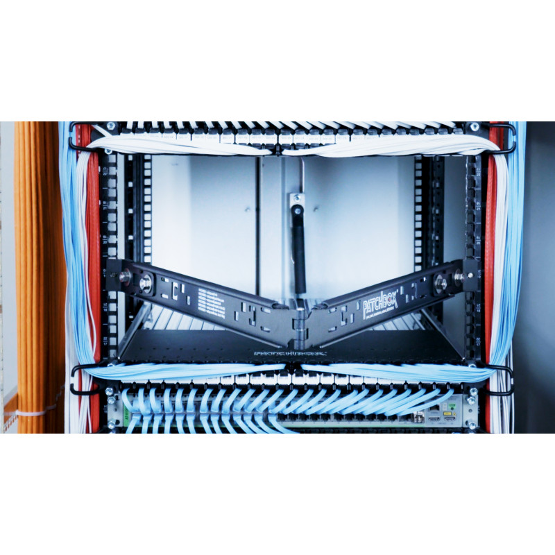 PATCHBOX Setup.exe Rack Mounting Tool for 19-Inch Equipment, Black