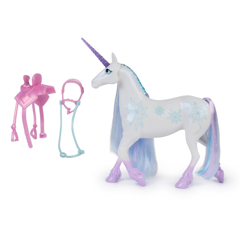 Spin Master Unicorn Academy - Glacier Unicorn & Ava Rider Figure Set