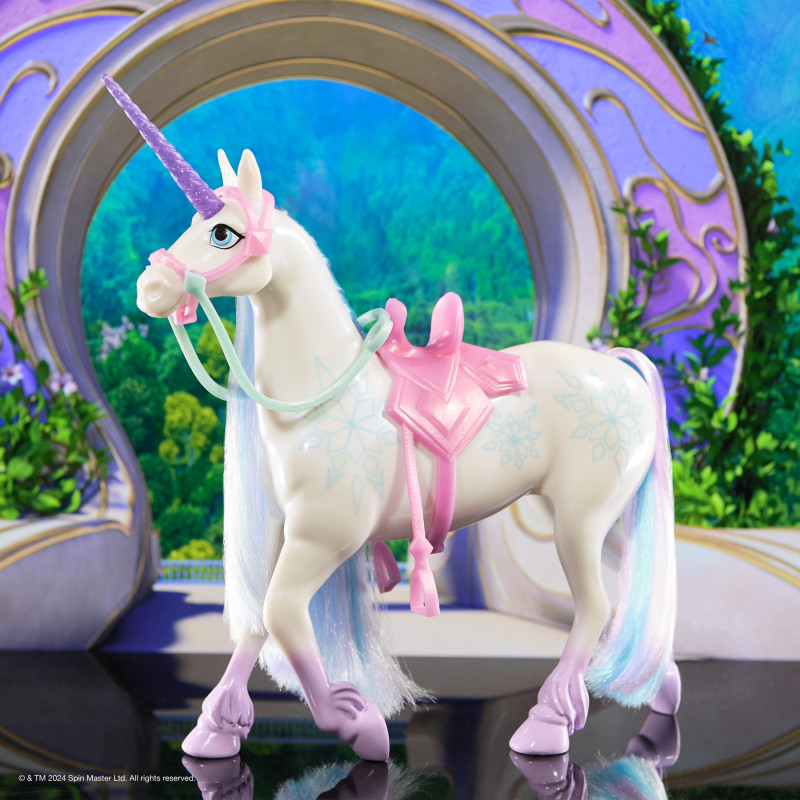 Spin Master Unicorn Academy - Glacier Unicorn & Ava Rider Figure Set