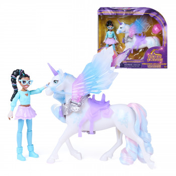 Spin Master Unicorn Academy Wing Magic Layla and Glacier Playset