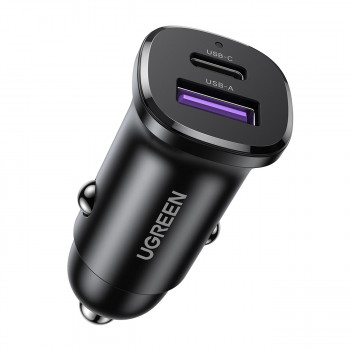UGREEN EC305 30W USB-C + USB-A Wall Charger PD 3.0 PPS Quick Charge 3.0 Black