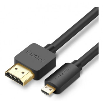 UGREEN HD127 Micro HDMI to HDMI Cable 4K 3D 1m Black