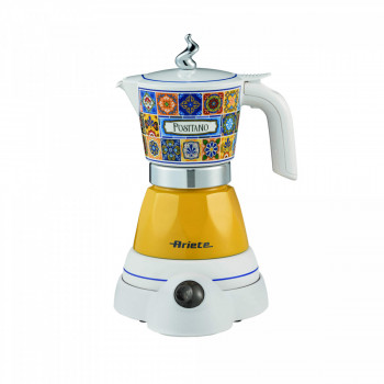Ariete Moka Positano Electric Moka Pot 4 Cups Black 400W