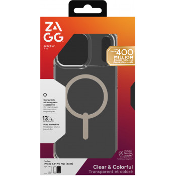 ZAGG Santa Cruz Snap Case for iPhone 17 Pro Max - Titanium