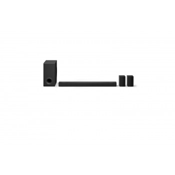 LG DS80TR 5.1.2ch Dolby Atmos Soundbar with Wireless Subwoofer and Rear Speakers, 480W, Black
