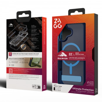ZAGG Rainier Snap Case for iPhone 17 - Cobalt Horizon