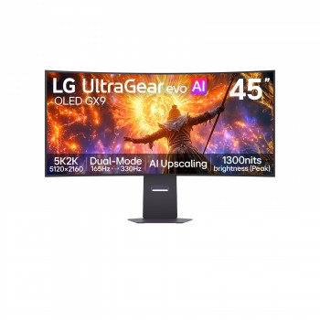 LG UltraGear 45GX950B-B 44.5 inch WQHD 240Hz Curved OLED Gaming Monitor