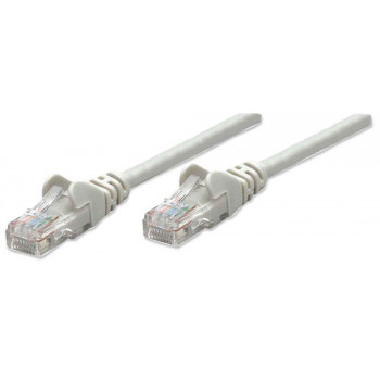 Intellinet Cat6 U/UTP Patch Cable, 1.5 m, Grey, Snagless, Copper, 1 Gbps