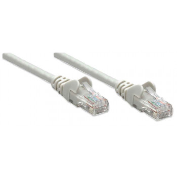Intellinet Cat6 U/UTP Patch Cable, 1.5 m, Grey, Snagless, Copper, 1 Gbps