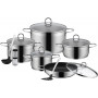 Silit Diamant 9-Piece Cookware Set, Stainless Steel