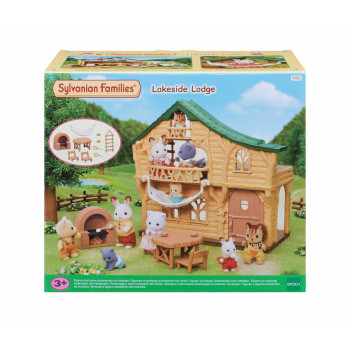 EPOCH Sylvanian Families Lakeside Lodge Playset