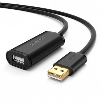 UGREEN US121 Active USB 2.0 Extension Cable 5m Black