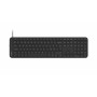 Contour Design CDKBBALPN21500 Wired Scissor-Key Compact Keyboard, Nordic Layout, Black