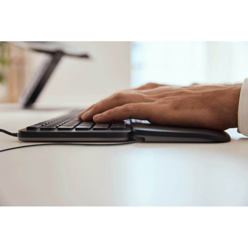 Contour Design CDKBBALPN21500 Wired Scissor-Key Compact Keyboard, Nordic Layout, Black