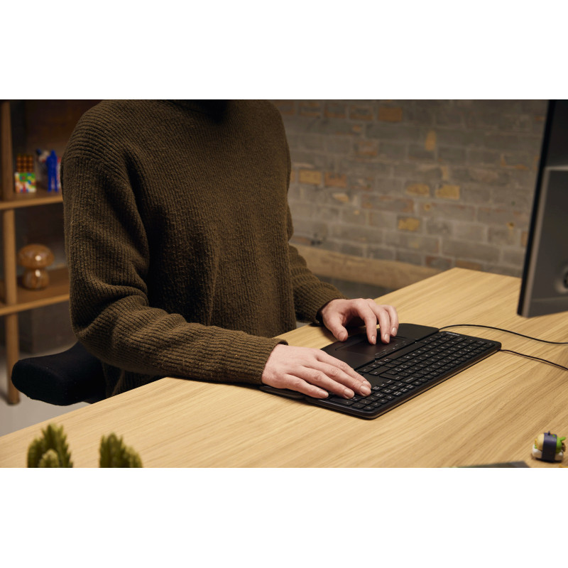 Contour Design CDKBBALPN21500 Wired Scissor-Key Compact Keyboard, Nordic Layout, Black