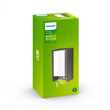 Philips myGarden IR ES Wandleu Bridge 42W Bewegungsm Anthraz
