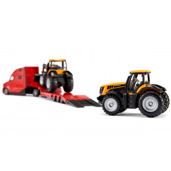 SIKU 1785 SUPER Volvo Truck with JCB Tractors