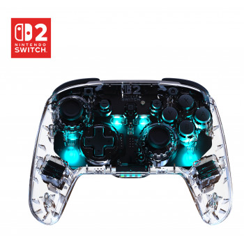 Turtle Beach Afterglow Transparent Wireless RGB Gaming Controller for Nintendo Switch 2