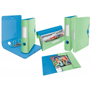LEITZ Active Urban Chic Lever Arch File A4 82 mm Light Green (1116-00-50)