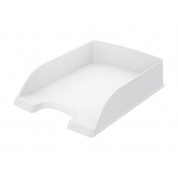LEITZ Plus Letter Tray Standard A4 White, Polystyrene, Stackable, 5-Pack (5227-00-01)