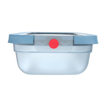 EMSA ONECLICK Food Storage Container 2.3 L Blue Rectangular Airtight Leak-Proof Microwave Dishwasher Freezer Safe BPA-Free 3110601758