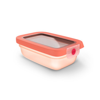 EMSA ONE CLICK Food Storage Container 0.5 L Orange Rectangular Leak-Proof 3110601748