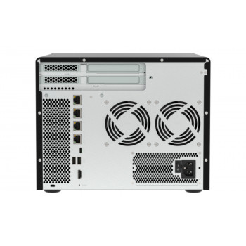 QNAP TVS-H877AX-R5-16G 8-Bay QuTS hero NAS, AMD Ryzen V1500B, 16GB RAM, 2x2.5GbE, 2U Rackmount