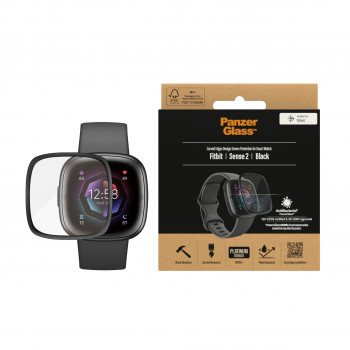 PanzerGlass Display Protection for Fitbit Sense 2 Black PanzerGlass 3667