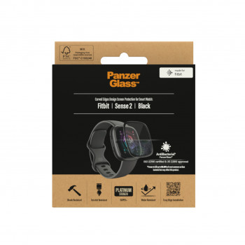 PanzerGlass Display Protection for Fitbit Sense 2 Black PanzerGlass 3667