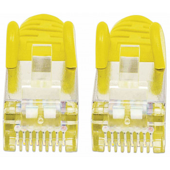 Intellinet High Performance Cat.7 SFTP Network Patch Cable, 15 m, RJ-45 Male to RJ-45 Male, Yellow, Halogen-Free, Snagless 741125
