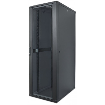 Intellinet Wall-Mount Cabinet 22U 19 inch Black RAL 9005, 600x600x1080 mm 713603