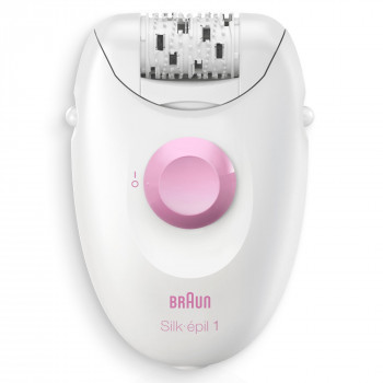 Braun Silk-épil 1 SE1-000 Epilator (White/Pink) 7500435224949