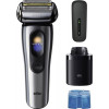 Braun NEVO 17000cc Electric Shaver with Clean&Charge Station, 5 Modes, 360° Head, Chrome/Silver 349659