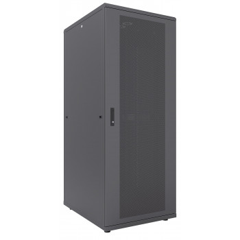Intellinet 42U 19 inch Network Cabinet, Black RAL 9005, 600x1000mm, Lockable Glass Front Door 713733