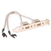 ACT SB2400 8-Way Power Strip with 2 USB-A Charging Ports, 1.5 m Cable, Black