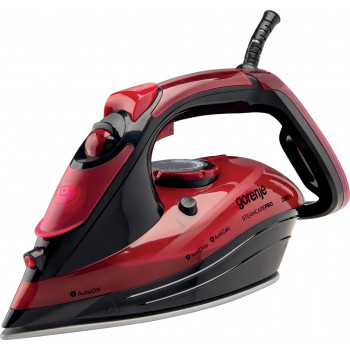 Gorenje SIH2800BF Steam Iron 2800 W Ceramic Soleplate Red