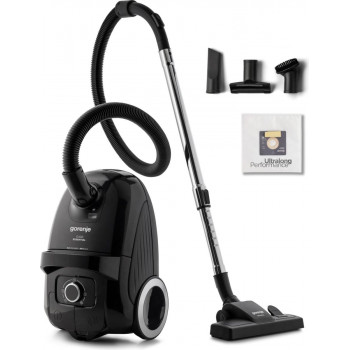 Gorenje VCE21G4EBK Bagless Vacuum Cleaner, 700 W, 2.2 L, HEPA Filter, Black