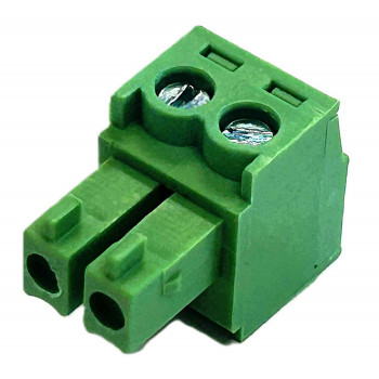 VIVOLINK 2-Pin Green Phoenix Connector, 5.08 mm Pitch, Screw Connection, 12 A, 320 V