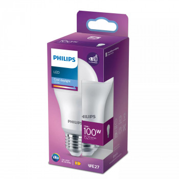 Philips LED Bulb A60 E27 13.5W 1521lm 2700K Dimmable