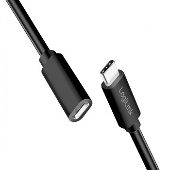 LogiLink CU0211 USB-C Extension Cable 100W 2m Black