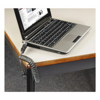 Hama 4-Digit Combination Laptop Lock for Netbooks, Anthracite (00054106)