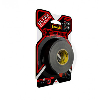 3M Extremium Black Bundling Repair Tape UV-Resistant Waterproof 10 m x 24 mm 6 Rolls 7100207215