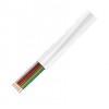 LogiLink CM06W Bulk Telephone Cable 100 m Flat 6-Conductor White Indoor