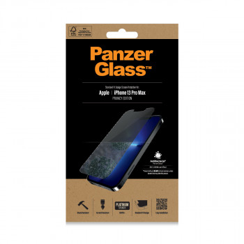 PanzerGlass P2743 Tempered Glass Screen Protector for Apple iPhone 13, 13 Pro, 14