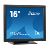 Iiyama ProLite T1531SR-B5 15 inch Touchscreen LED Monitor - 1024 x 768, TN, HDMI/VGA/DisplayPort, Speakers, Matte Black