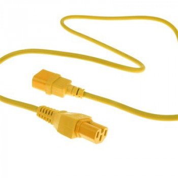 ACT Powercord C14 - C15 Yellow 1.2 m (AK5307)
