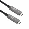 ACT USB-C 3.2 Gen2 Active Optical Cable (AOC), for touch panels, video, data, power, 15m (AK4335)