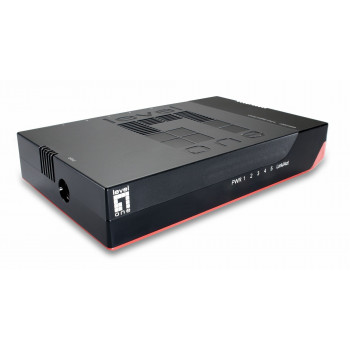 LevelOne GSW-0507 5-Port Gigabit Ethernet Switch - Desktop 0530147